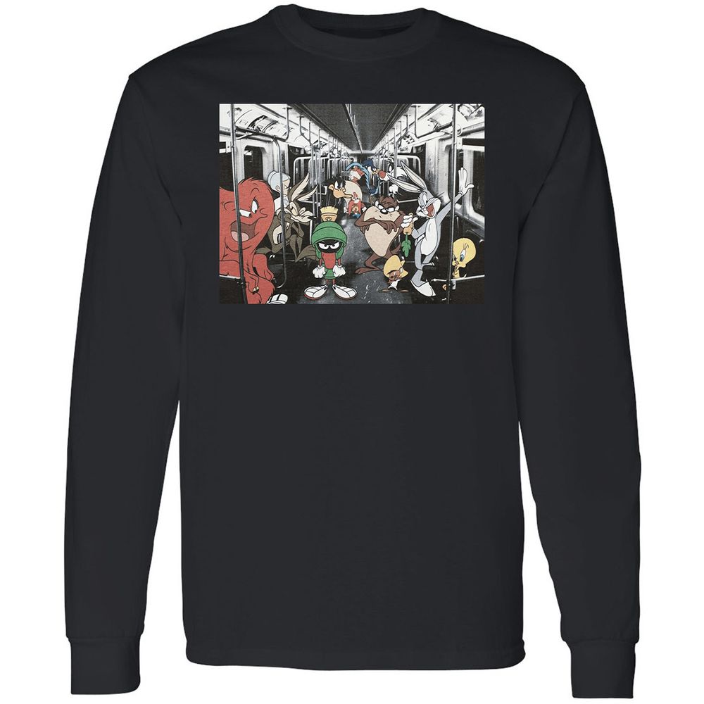 Long Sleeve T-Shirt - 435VERFD - Black - 1