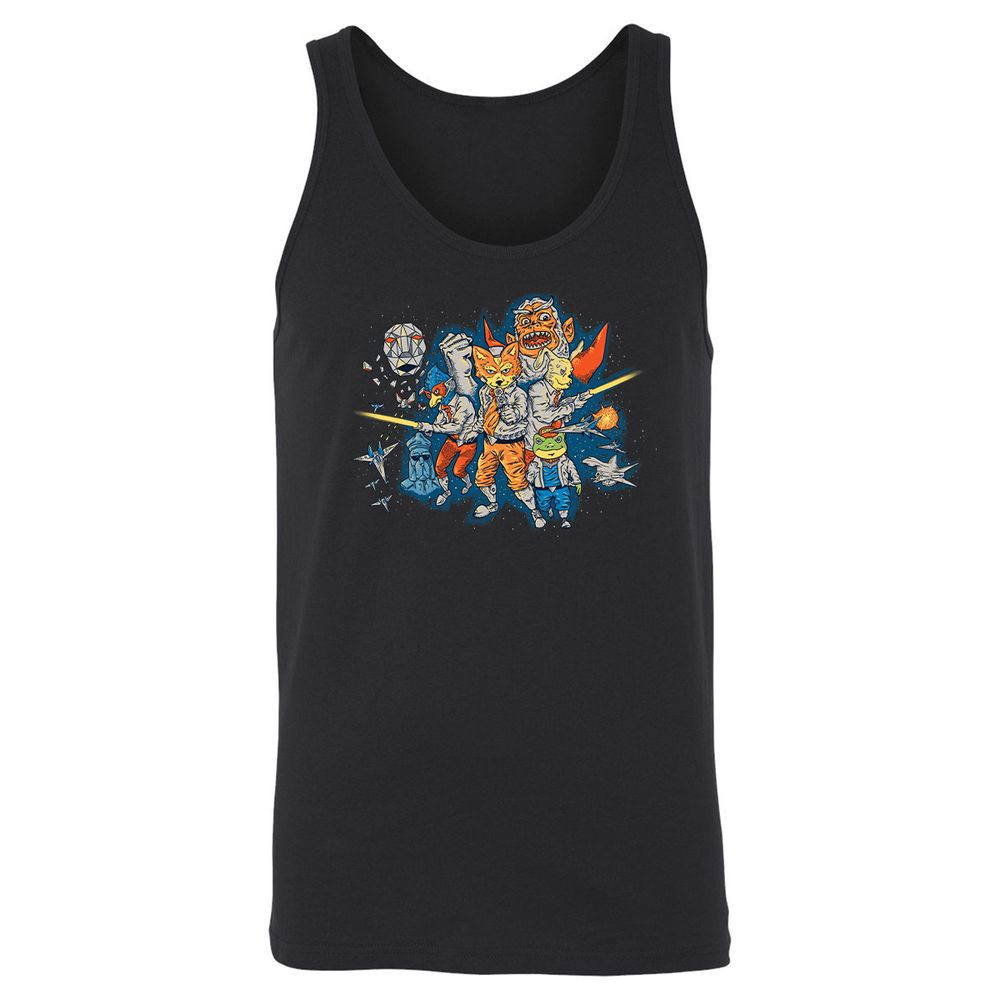 Unisex Jersey Tank - XQ45WR84 - Black - 1