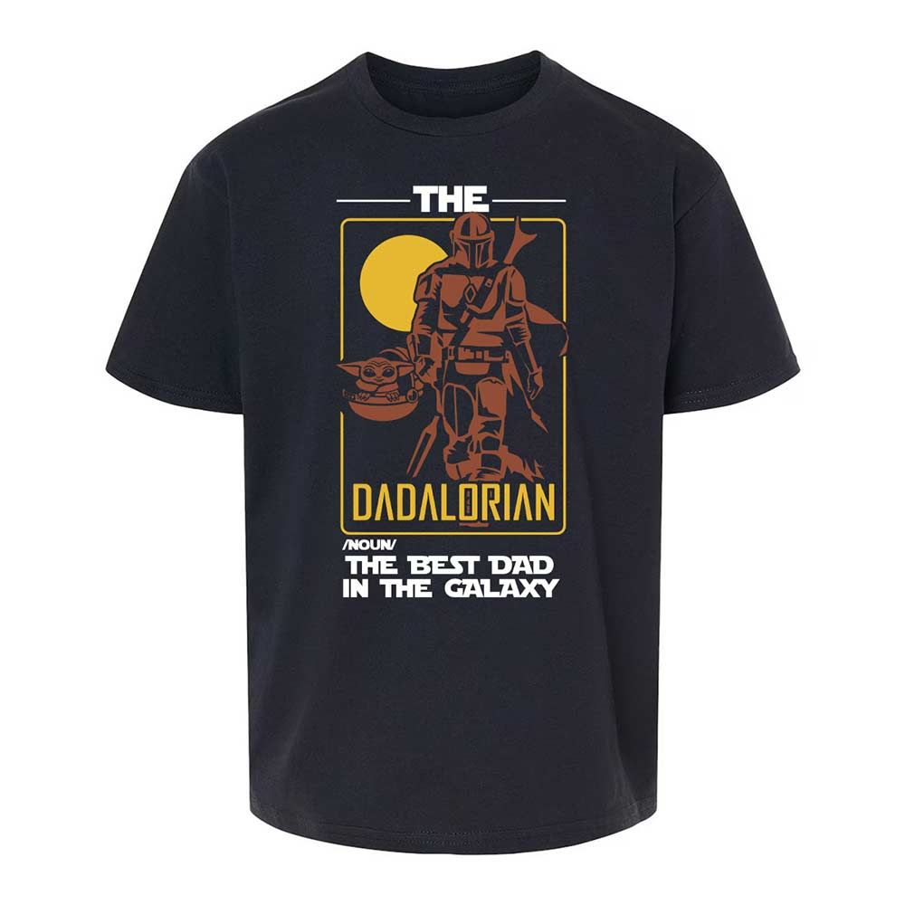 The Dadalorian The Best Dad In The Galaxy - Black - 1