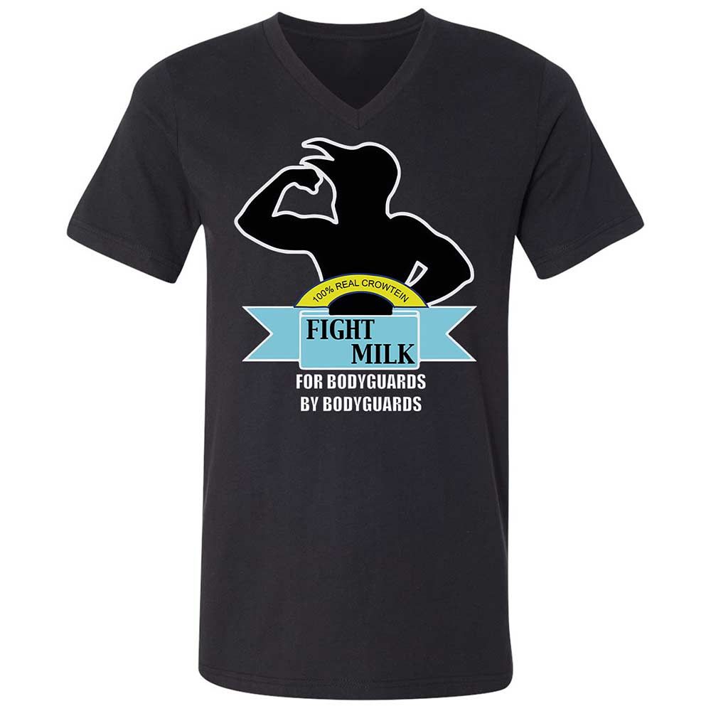 Unisex V-Neck T-Shirt - 6V6AVREN - Black - 1