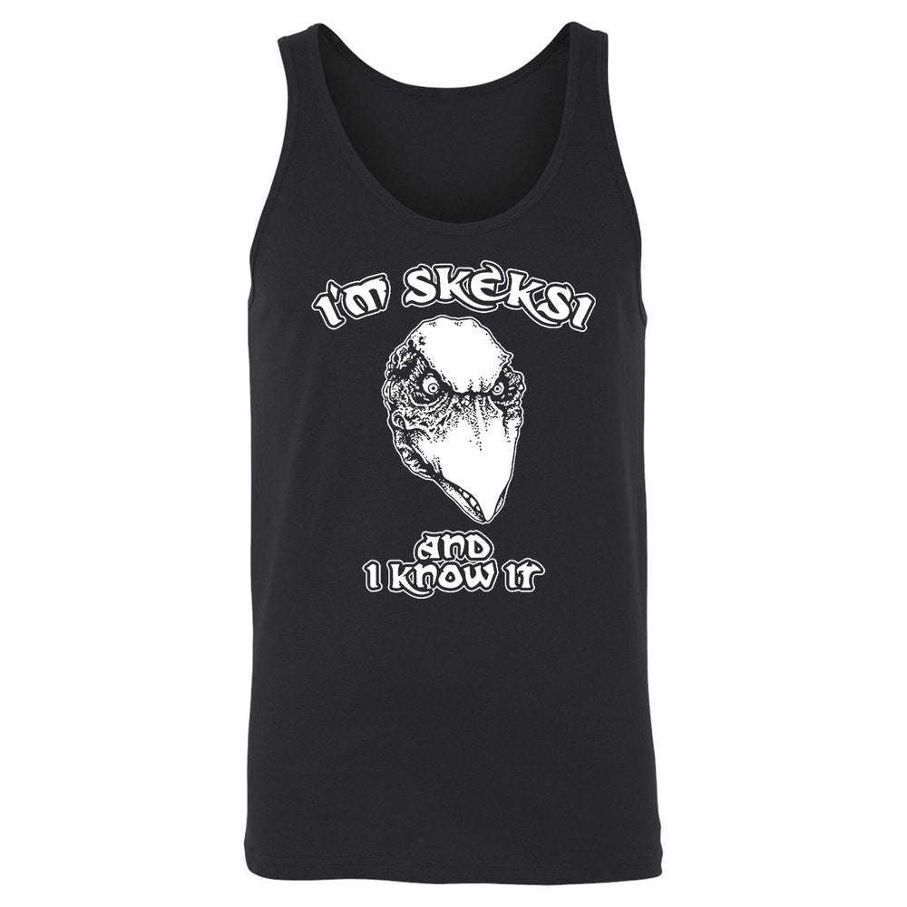 Unisex Jersey Tank - XQH4UW9A - Black - 1