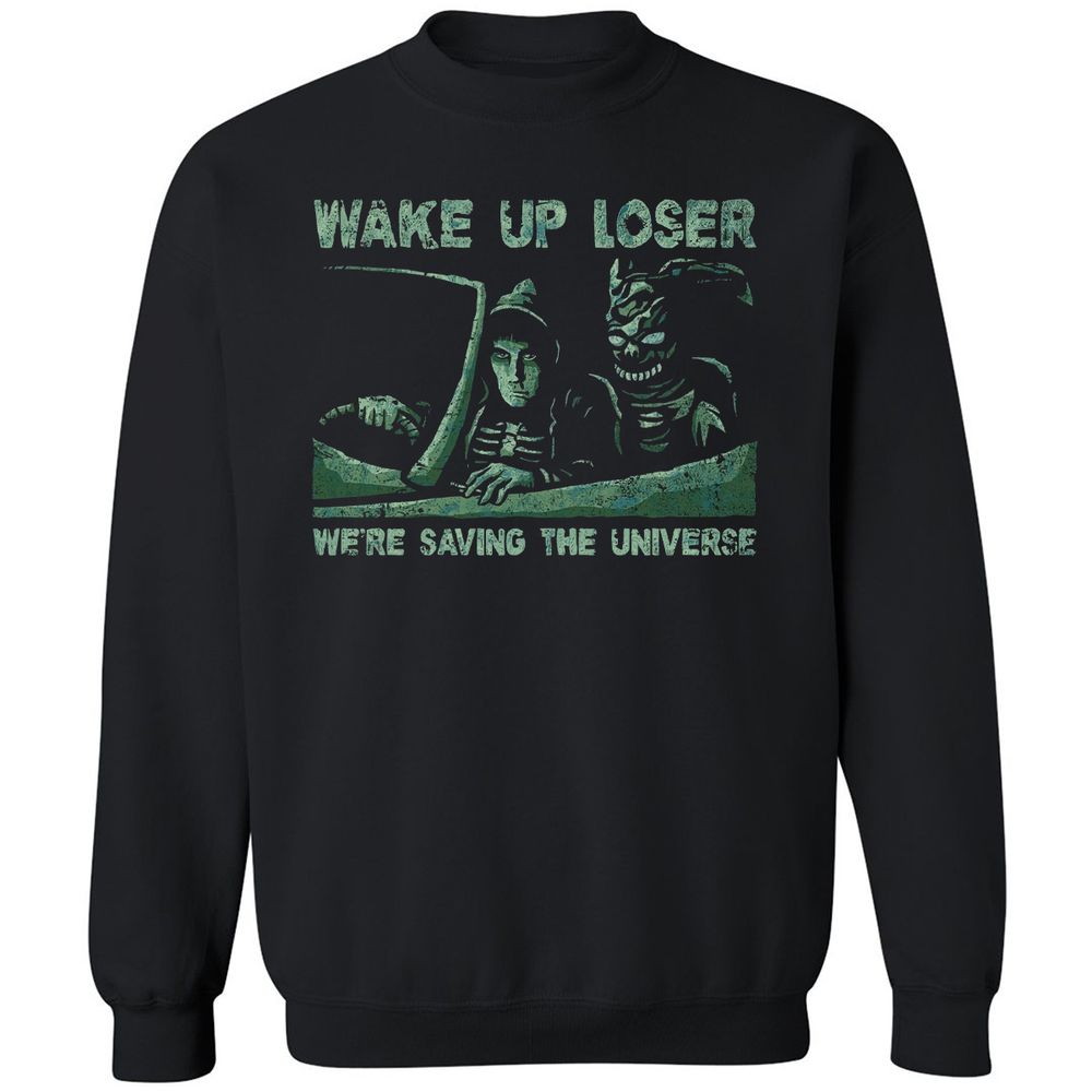 Classic Unisex Sweatshirt - NEVNZQYE - Black - 1