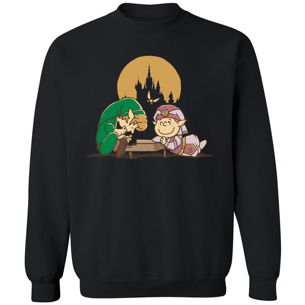 Classic Unisex Sweatshirt - XBLG8L3Y - Black - 1