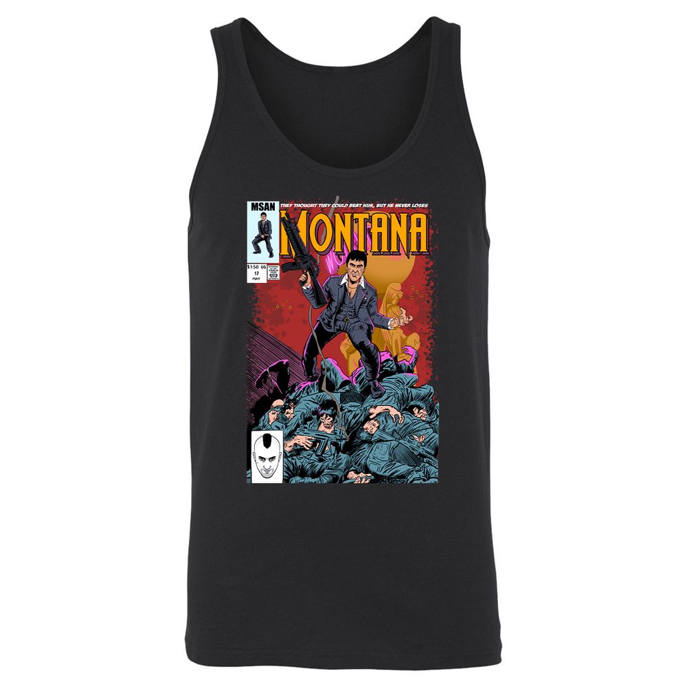 Unisex Jersey Tank - PVE5BYYV - Black - 1