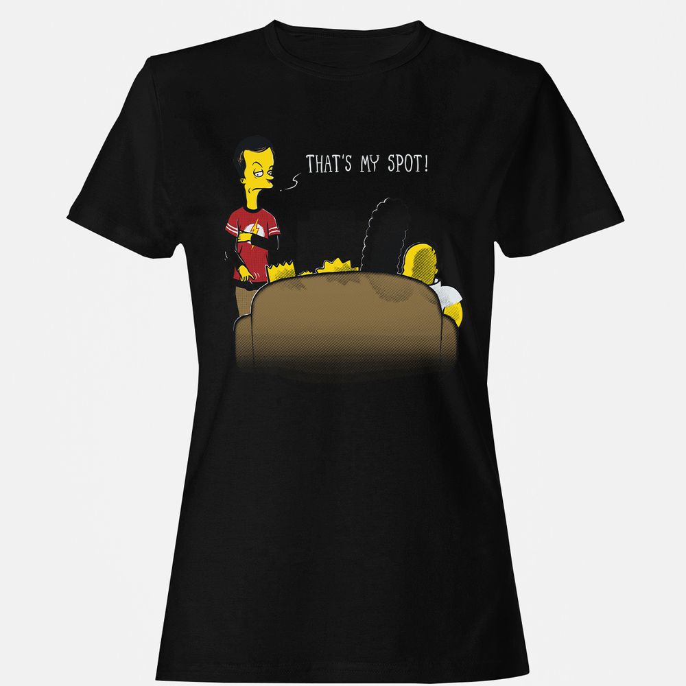 Women's T-Shirt - LZ5GBJ2P - Black - 1