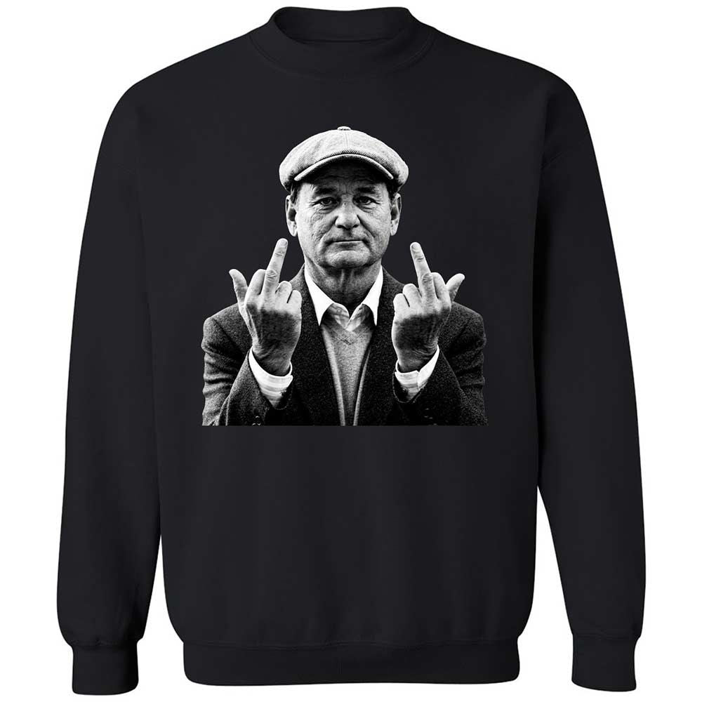 Bill Murray Middle Finger - Black - 1