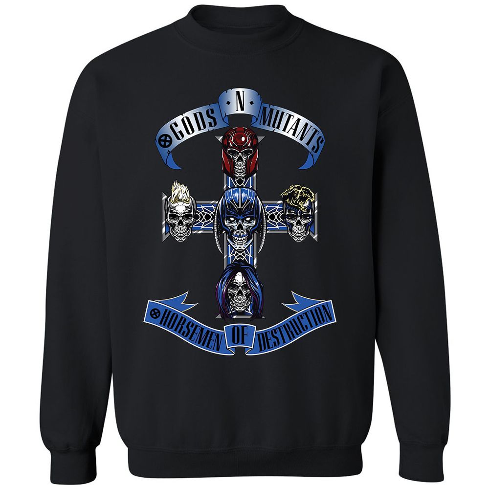 Classic Unisex Sweatshirt - V47QGTG8 - Black - 1