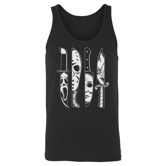 Unisex Jersey Tank - MHXLC8CH - Black - 1