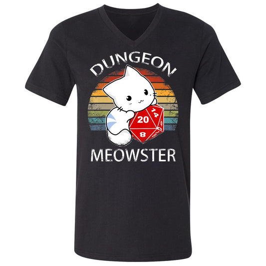 Unisex V-Neck T-Shirt - EVYR9ZHD - Black - 1