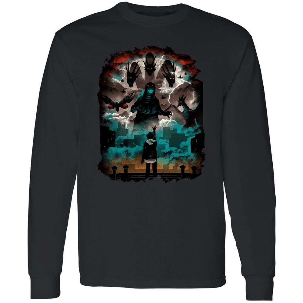 Long Sleeve T-Shirt - CG2QWG75 - Black - 1