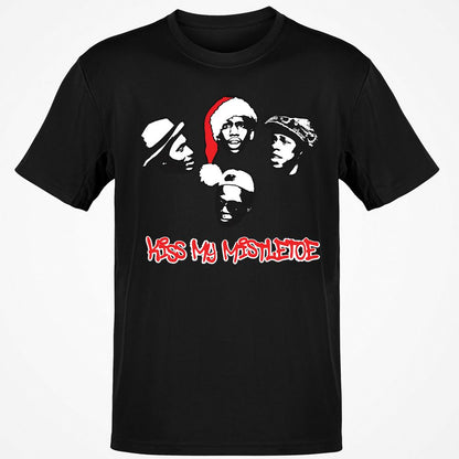 Kiss My Mistletoe Xmas Rap - Black - 1