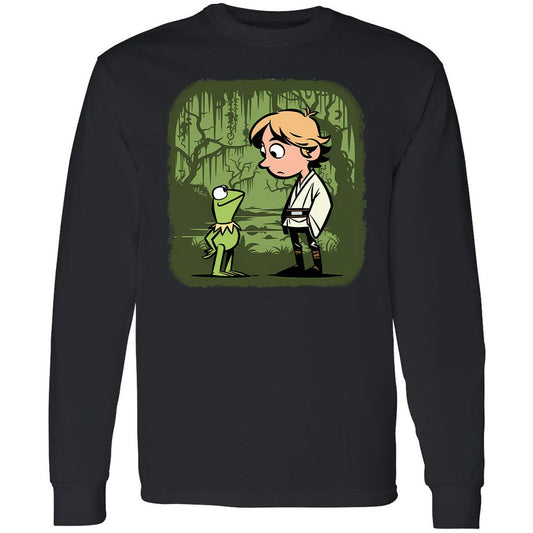 Long Sleeve T-Shirt - WN7ZUKWQ - Black - 1