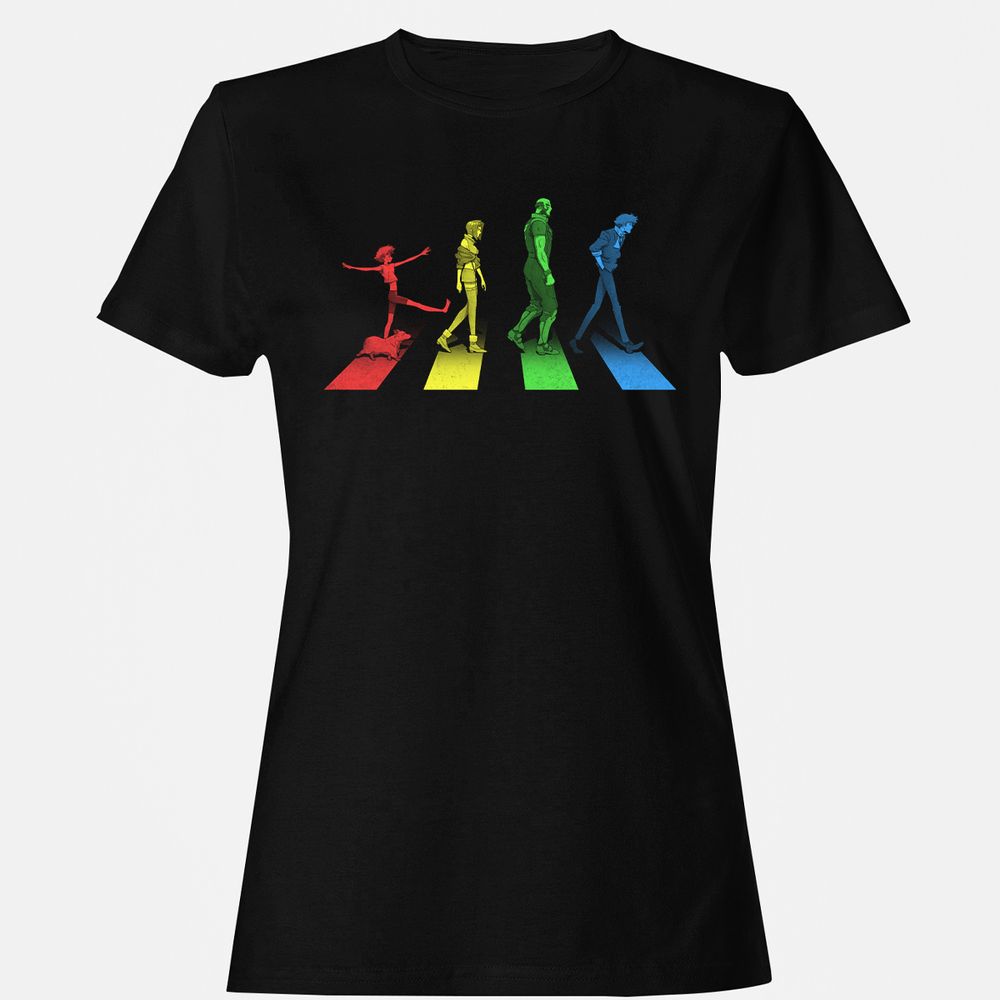 Women's T-Shirt - 9S6BDUNQ - Black - 1