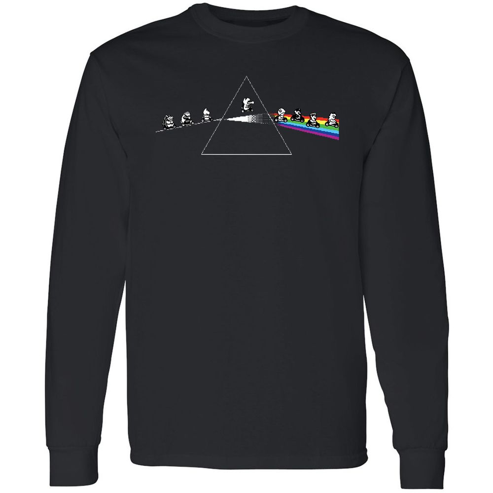 Long Sleeve T-Shirt - 9657GWPT - Black - 1