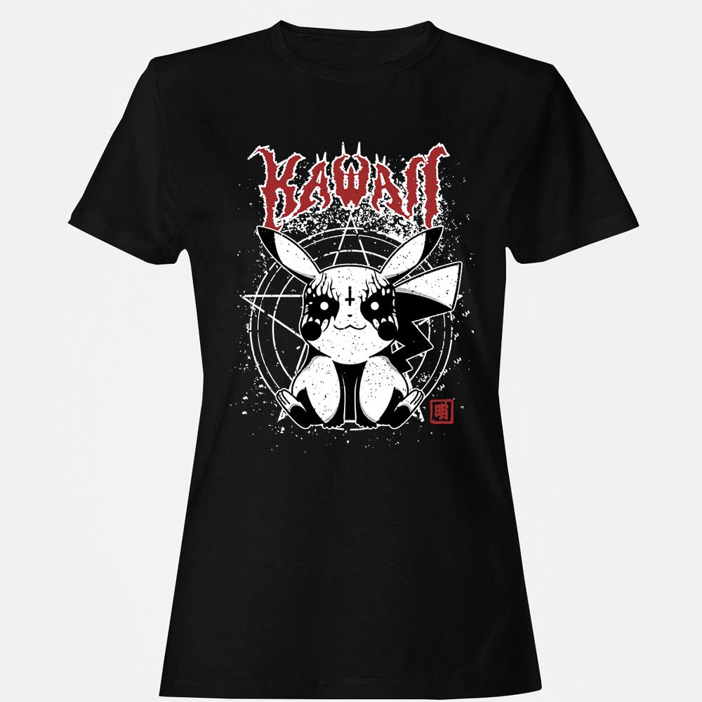 Women's T-Shirt - 4QH3KJ6R - Black - 1