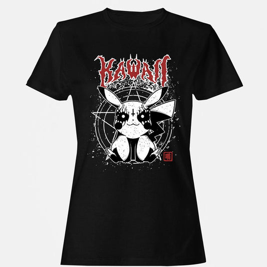 Women's T-Shirt - 4QH3KJ6R - Black - 1