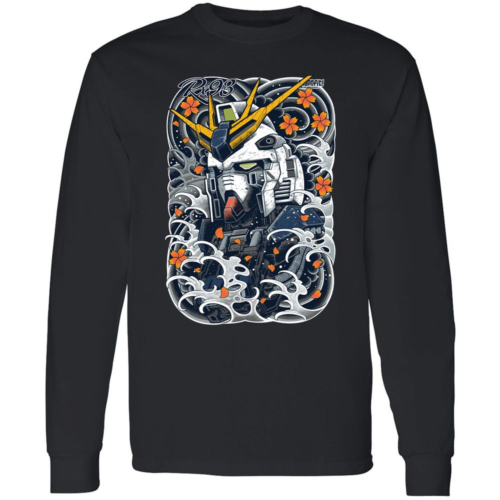 Long Sleeve T-Shirt - 8FKDFNBB - Black - 1