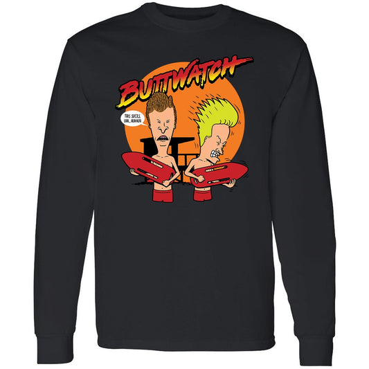 Long Sleeve T-Shirt - T4BRBJL9 - Black - 1