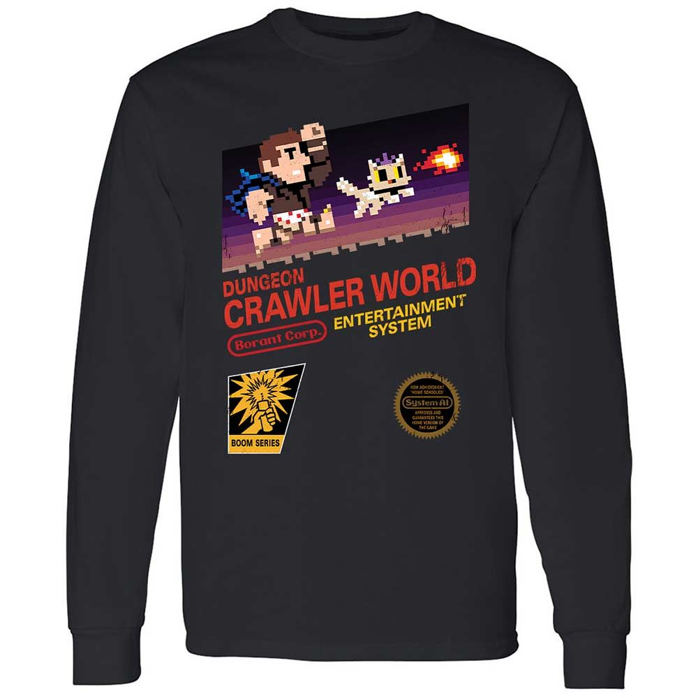 Long Sleeve T-Shirt - LTRKDG7Y - Black - 1