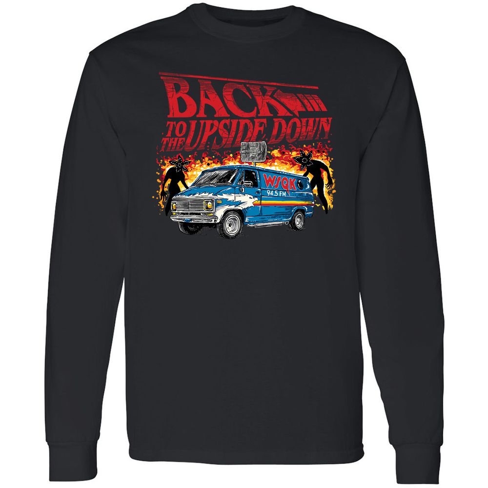 Long Sleeve T-Shirt - 3JUQEYDK - Black - 1