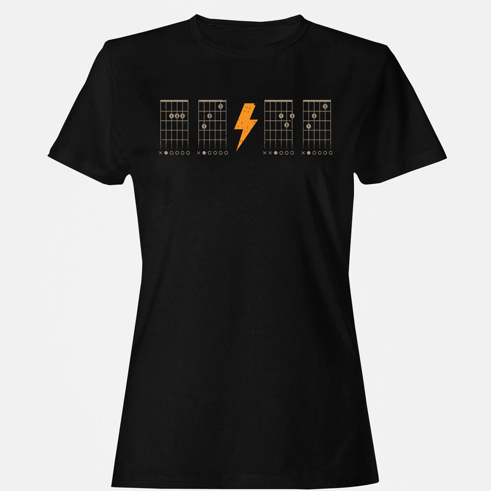 Women's T-Shirt - E77P27HX - Black - 1