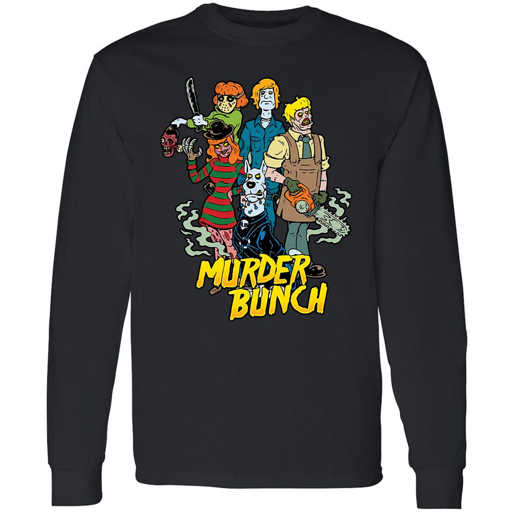 Long Sleeve T-Shirt - BZQJS7VG - Black - 1