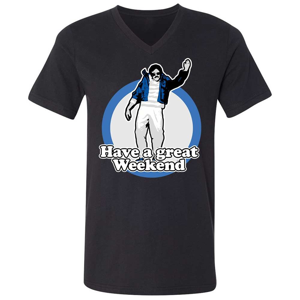 Unisex V-Neck T-Shirt - 2J579DL6 - Black - 1