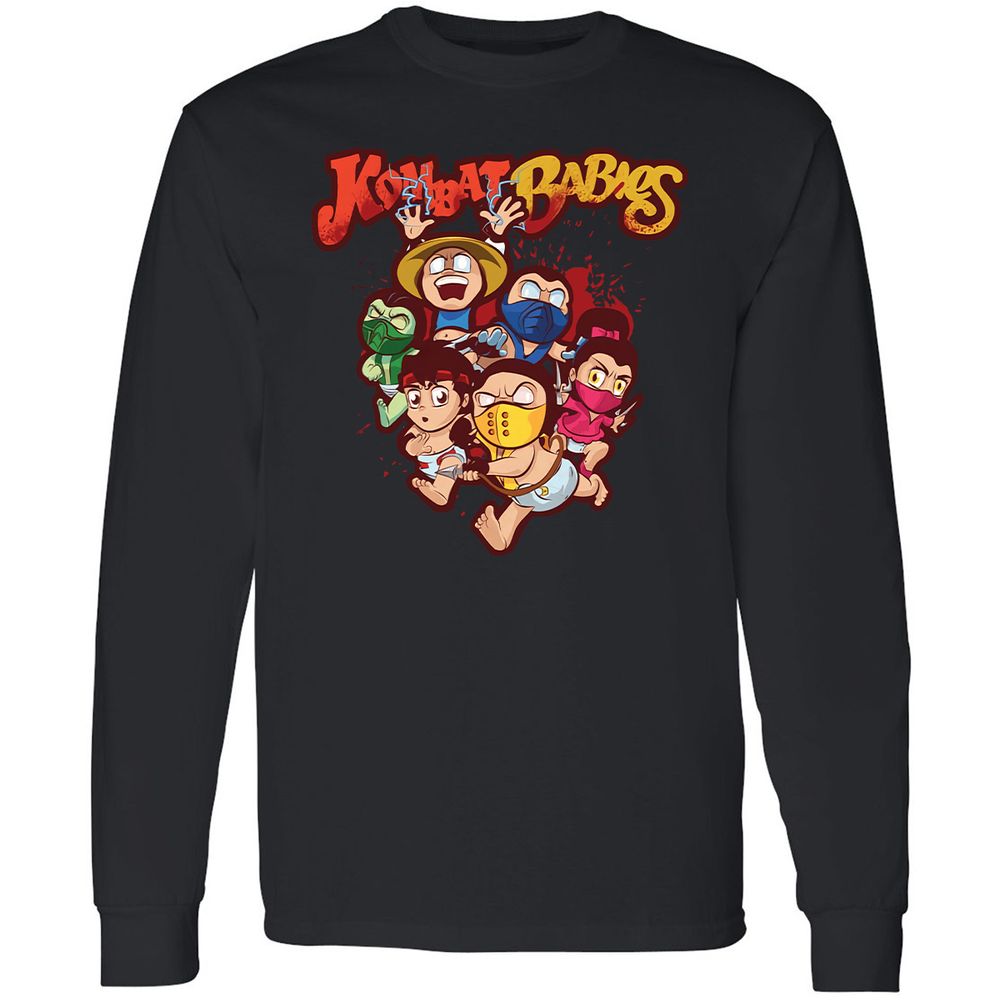 Long Sleeve T-Shirt - ZUKD9ZU6 - Black - 1