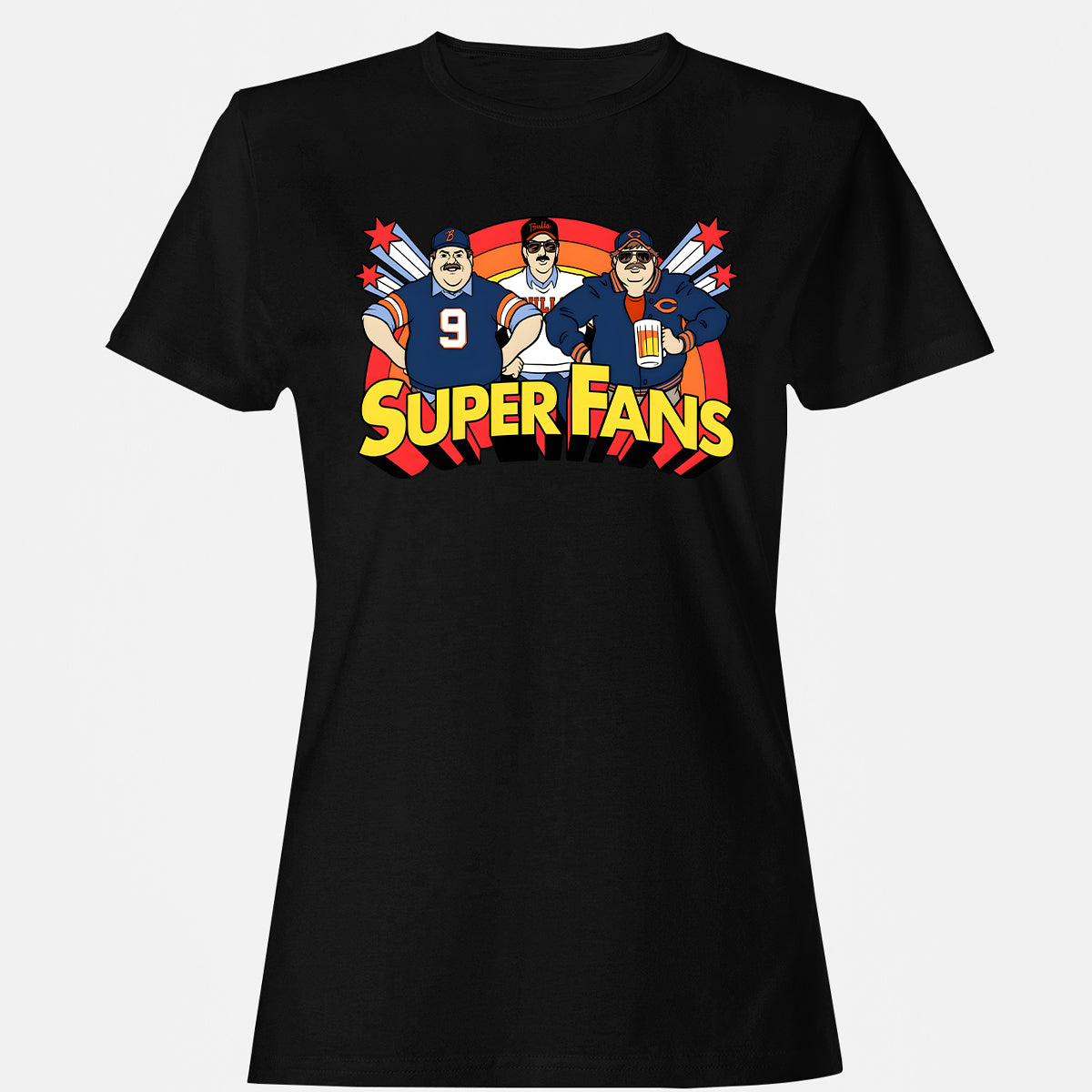 Women's T-Shirt - PJHYYCX6 - Black - 1