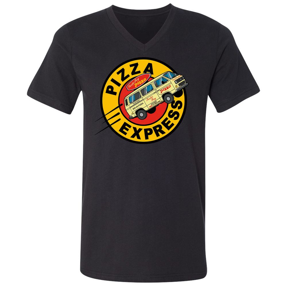 Unisex V-Neck T-Shirt - BYL4VUUR - Black - 1