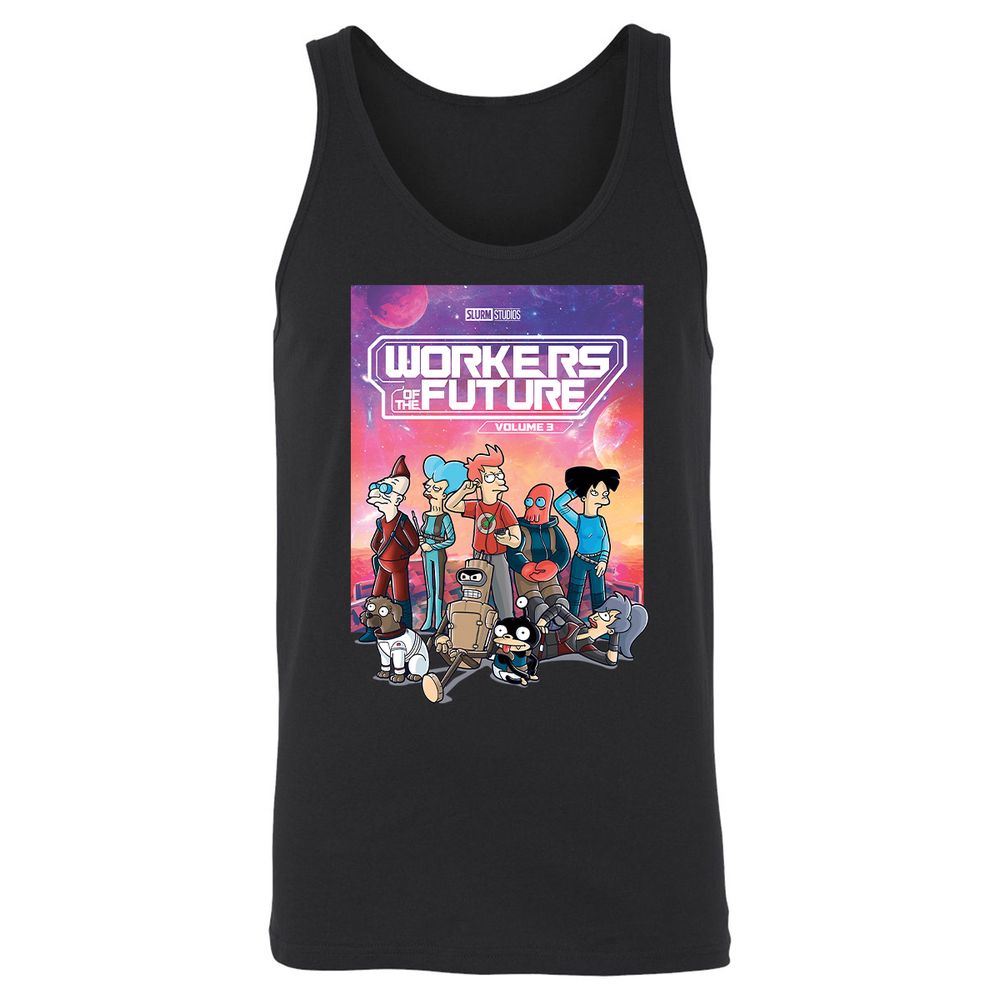 Unisex Jersey Tank - MZUCRB52 - Black - 1