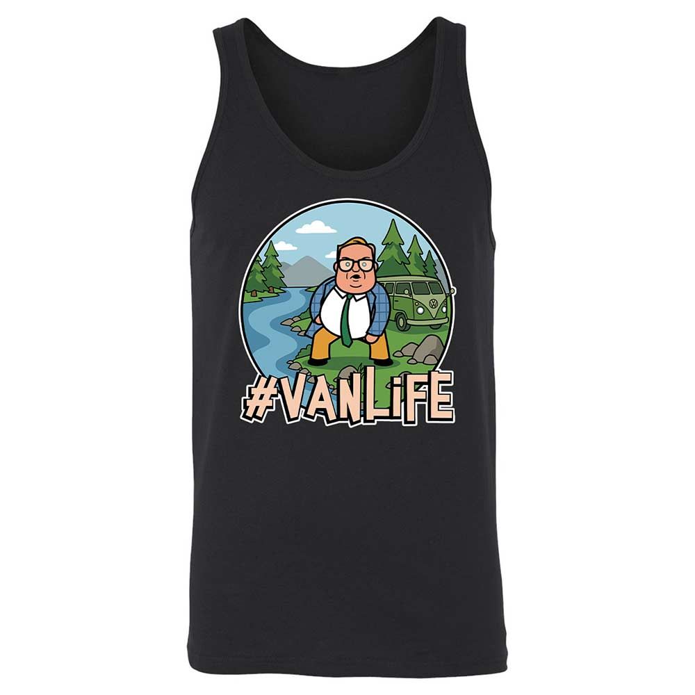 Vanlife living in a van down by the river - Black - 1