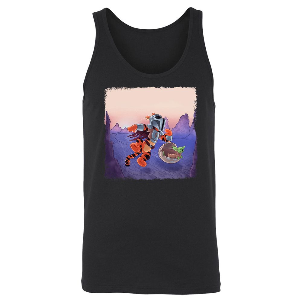 Unisex Jersey Tank - YWF3P6JV - Black - 1