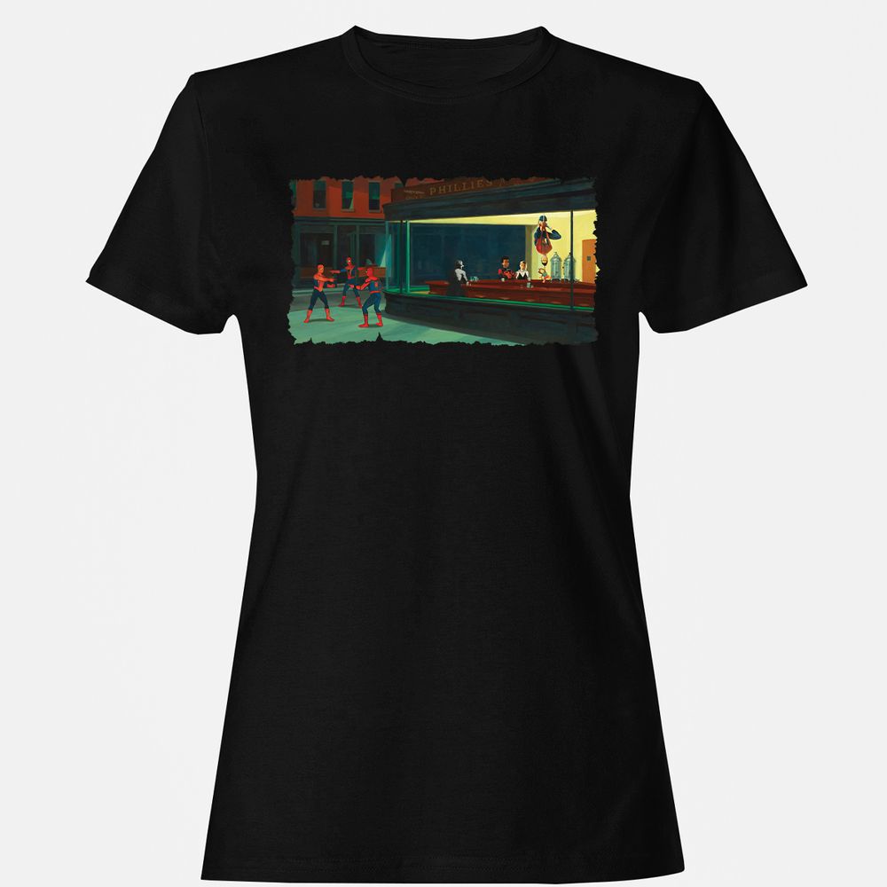 Women's T-Shirt - 3CV5GW8K - Black - 1