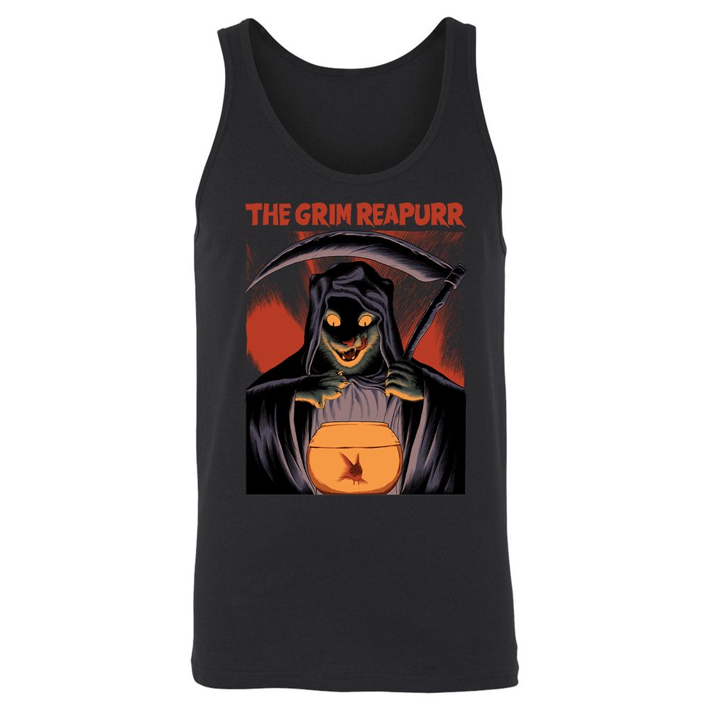 Unisex Jersey Tank - P44SB8ZG - Black - 1