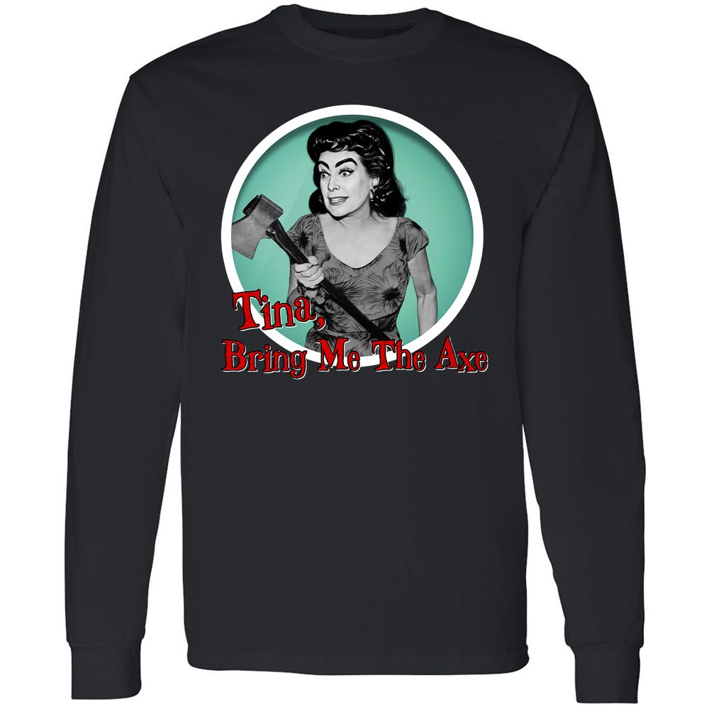 Long Sleeve T-Shirt - FEWX9KWM - Black - 1
