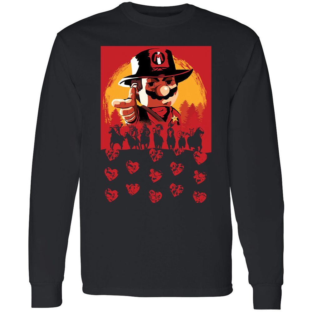 Long Sleeve T-Shirt - GF49FUM4 - Black - 1