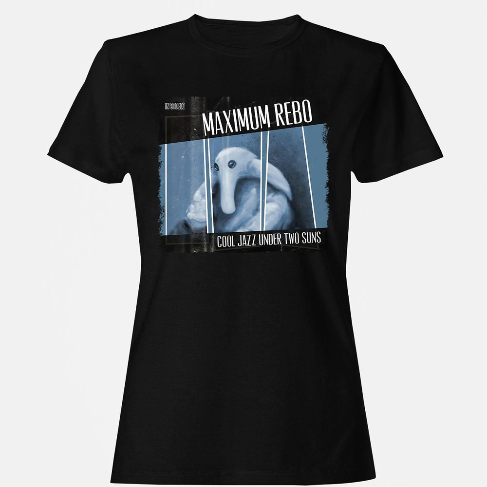 Women's T-Shirt - 5FQCT8D4 - Black - 1