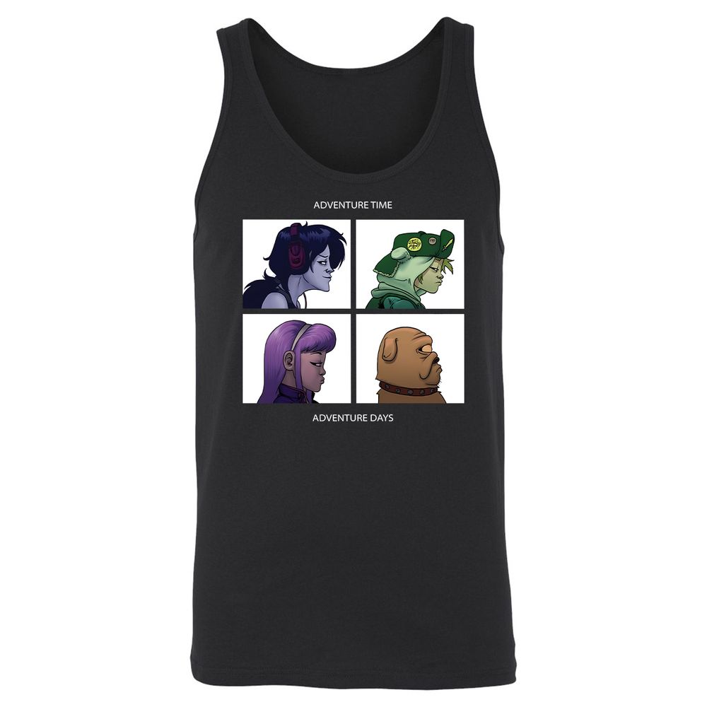 Unisex Jersey Tank - 8BSQTYVP - Black - 1