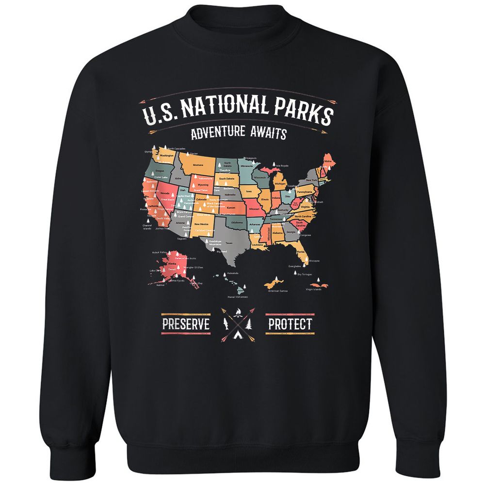 Classic Unisex Sweatshirt - 54R4BLGZ - Black - 1
