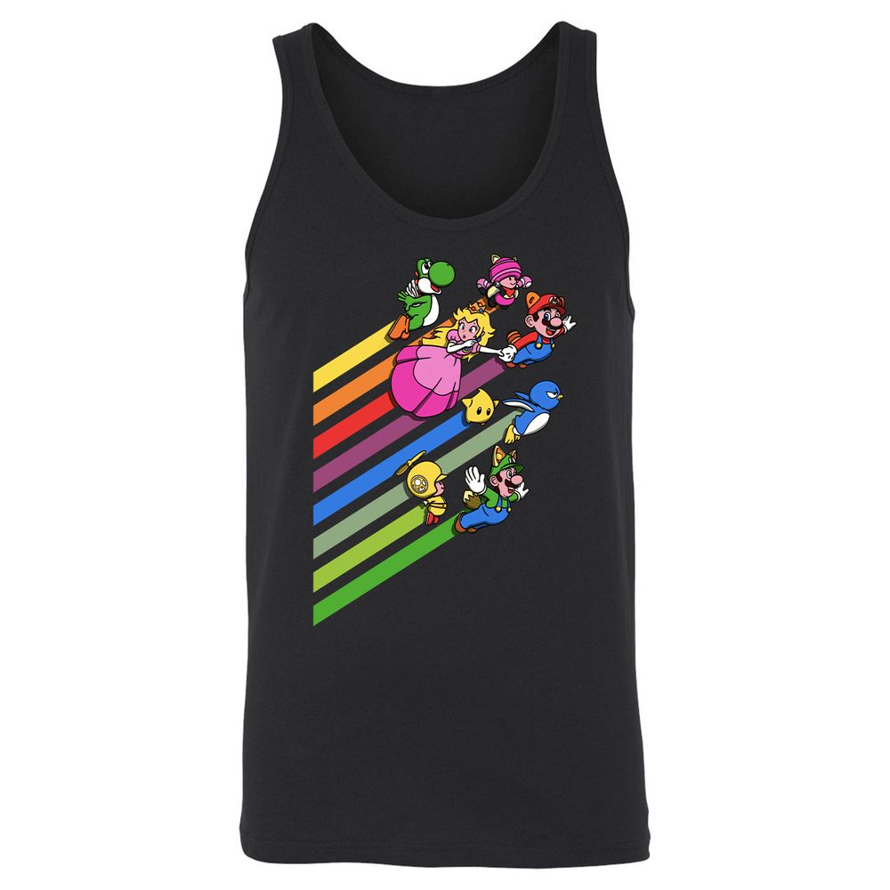 Unisex Jersey Tank - PWRMCXYS - Black - 1