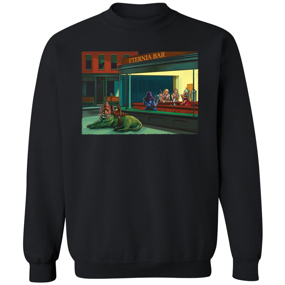 Classic Unisex Sweatshirt - UQK86USM - Black - 1