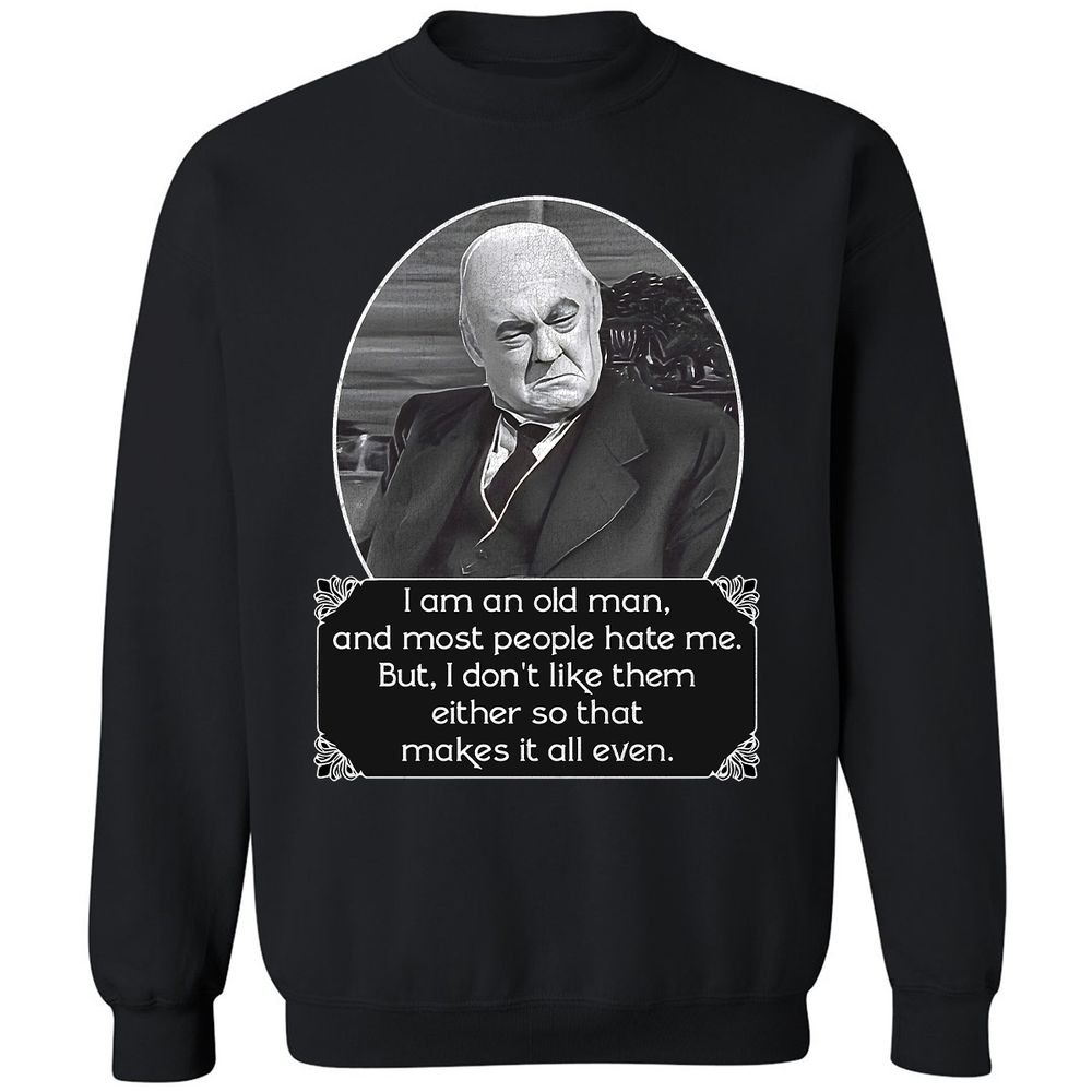 Classic Unisex Sweatshirt - T27M5LLK - Black - 1