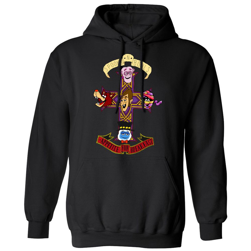 Classic Unisex Hoodie - LVGCXG6B - Black - 1