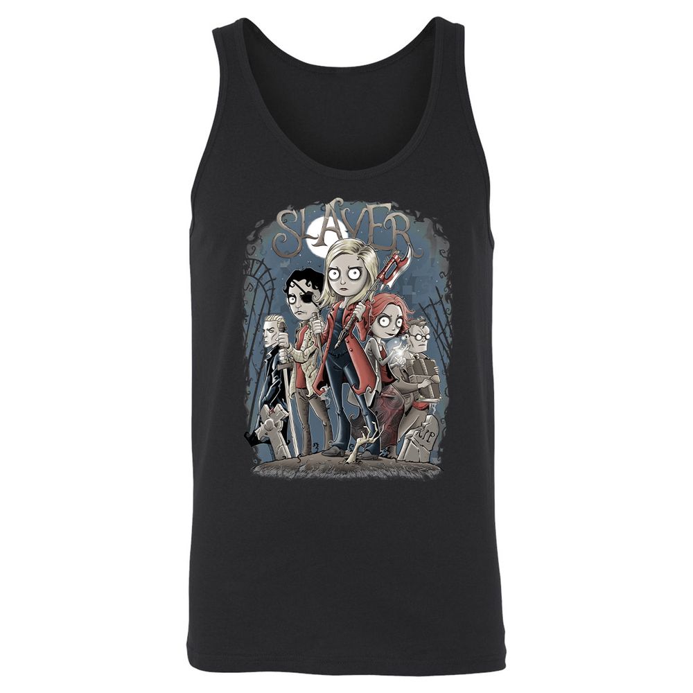 Unisex Jersey Tank - 859PGVYK - Black - 1