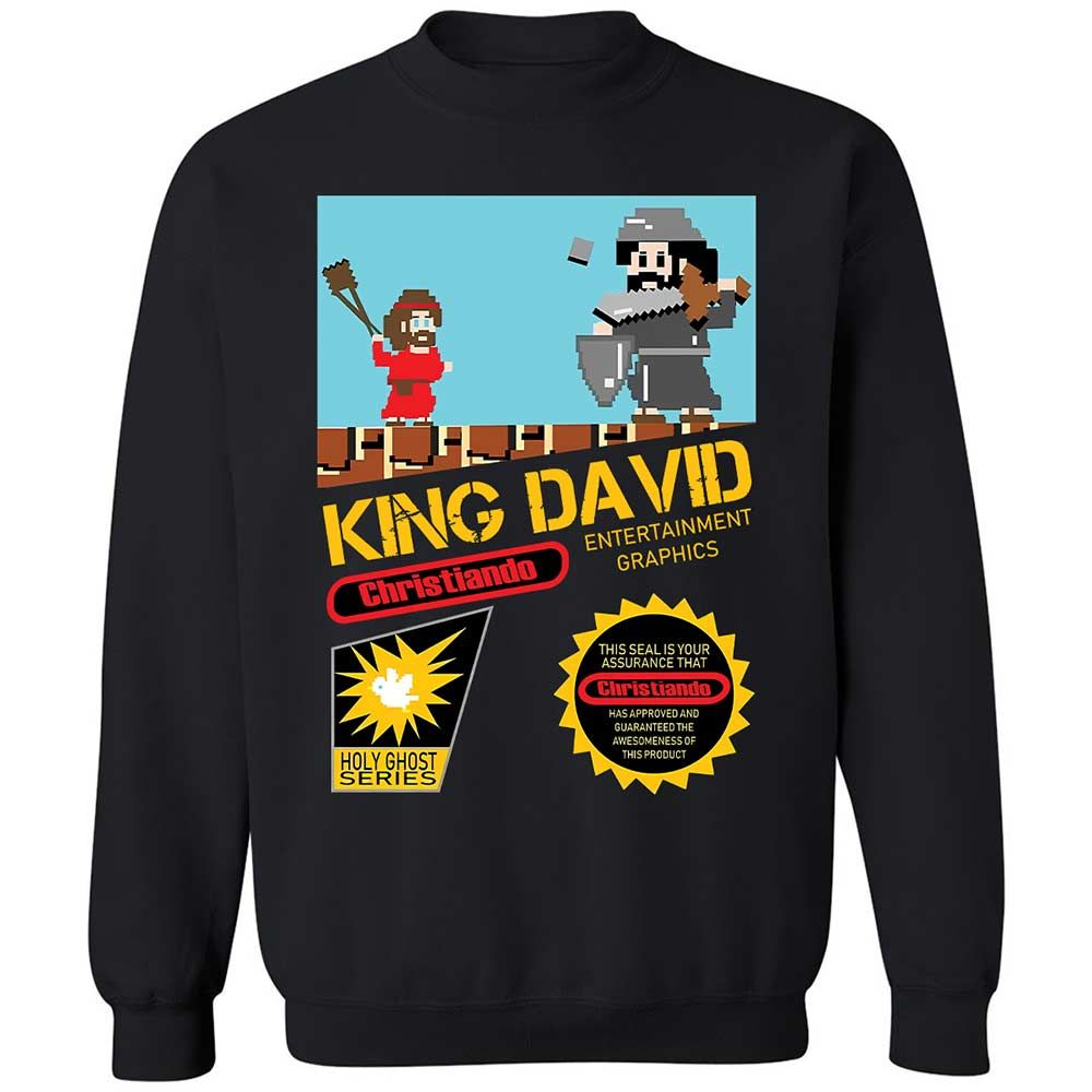 David Vs Goliath Cool Christian - Black - 1