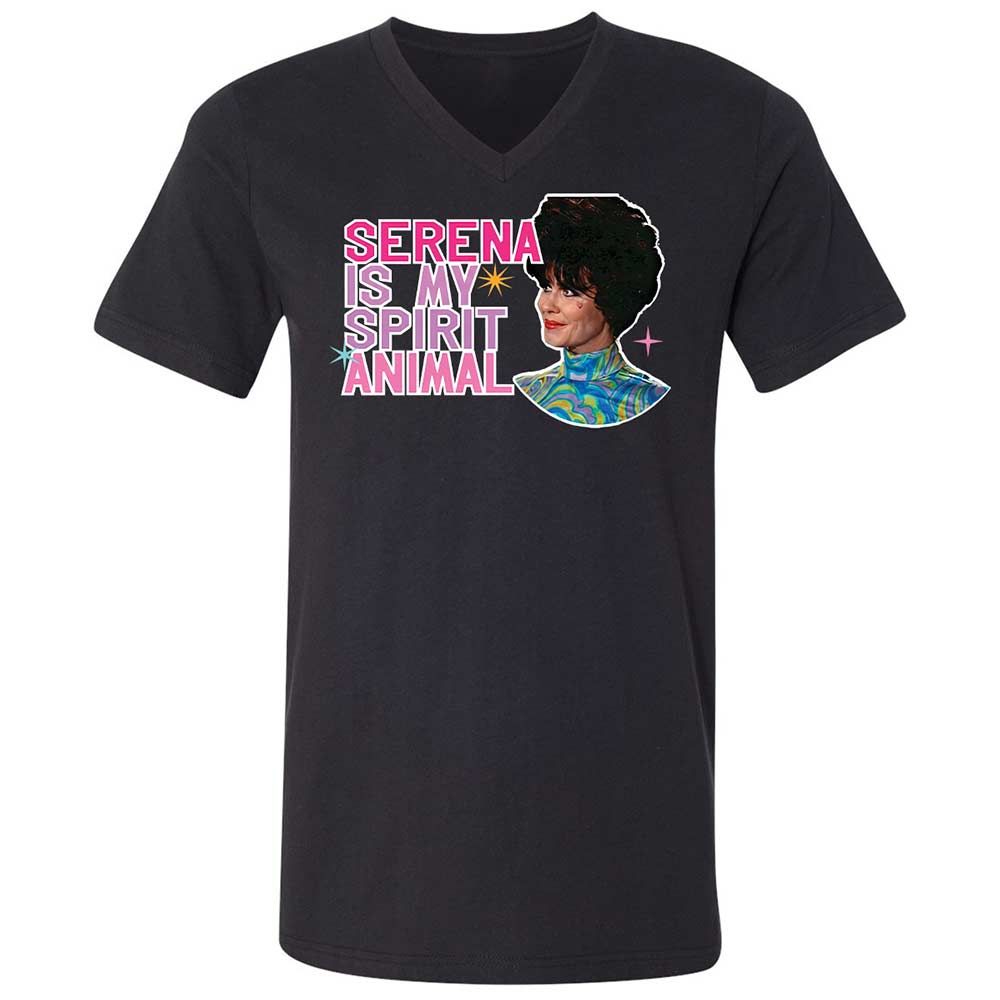 Unisex V-Neck T-Shirt - GLVFC7Q1 - Black - 1