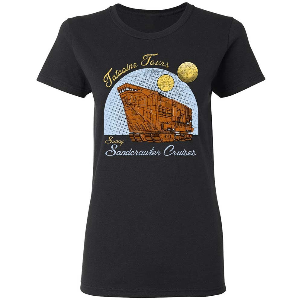 Women's T-Shirt - B8P81X5G - Black - 1