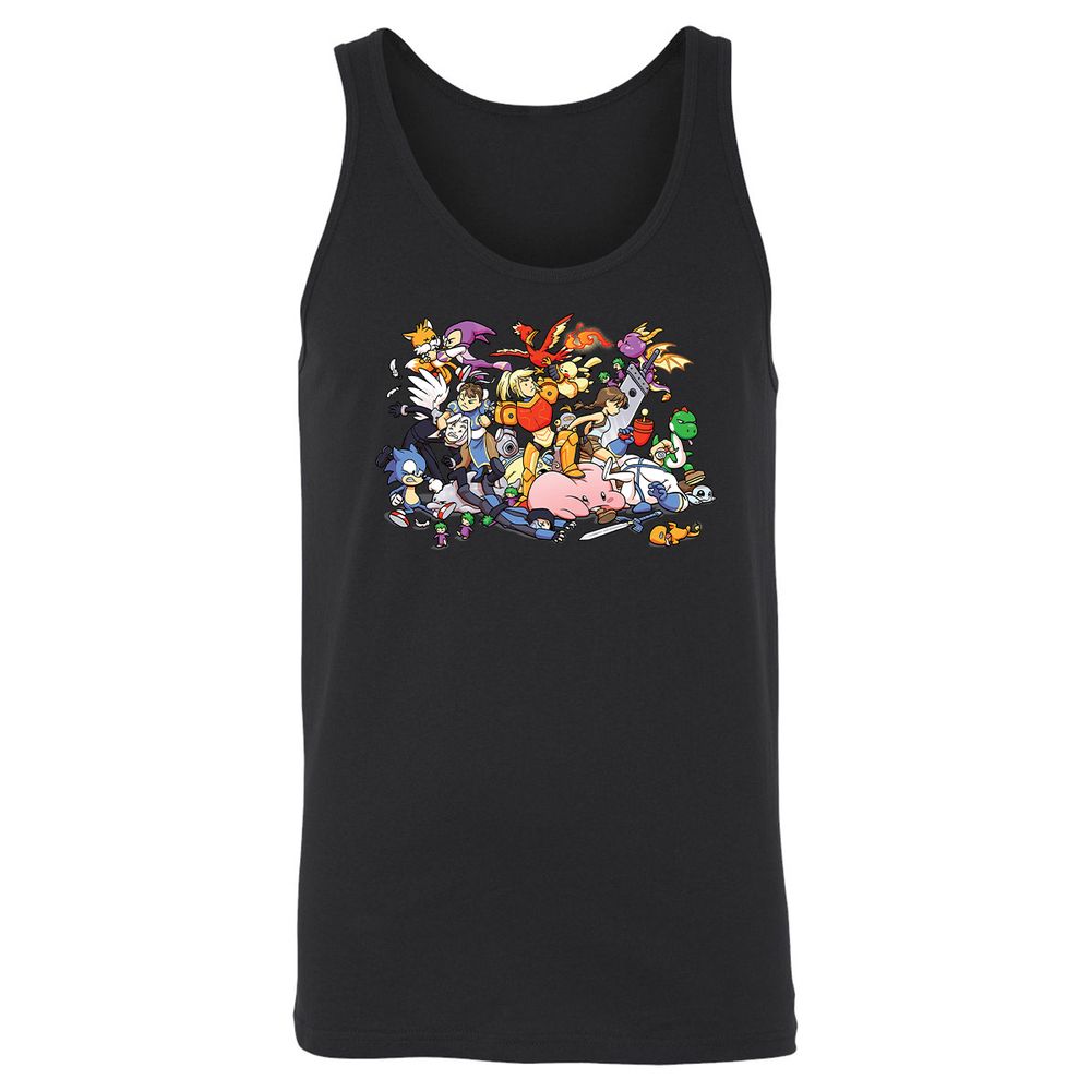 Unisex Jersey Tank - Y4UBG248 - Black - 1
