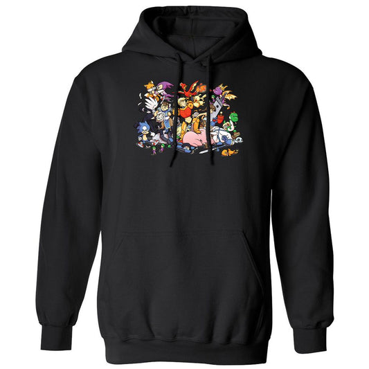 Classic Unisex Hoodie - DJZSD97W - Black - 1